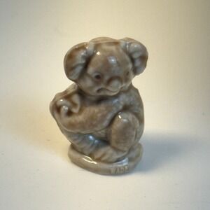 Wade Whimsies Koala Bear Figurine Miniature Brown Glazed Porcelain England